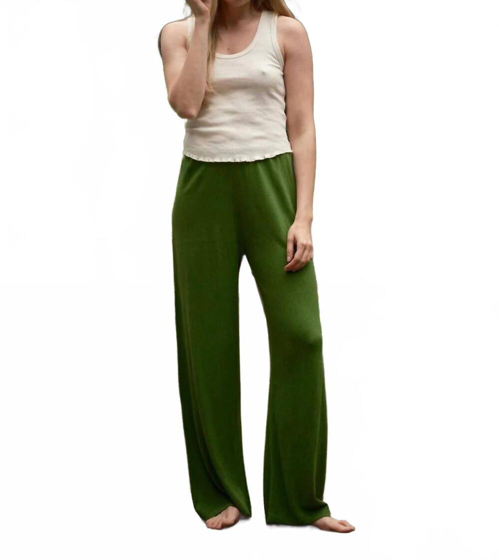 NEW MOLLUSK loosey pants in palm green